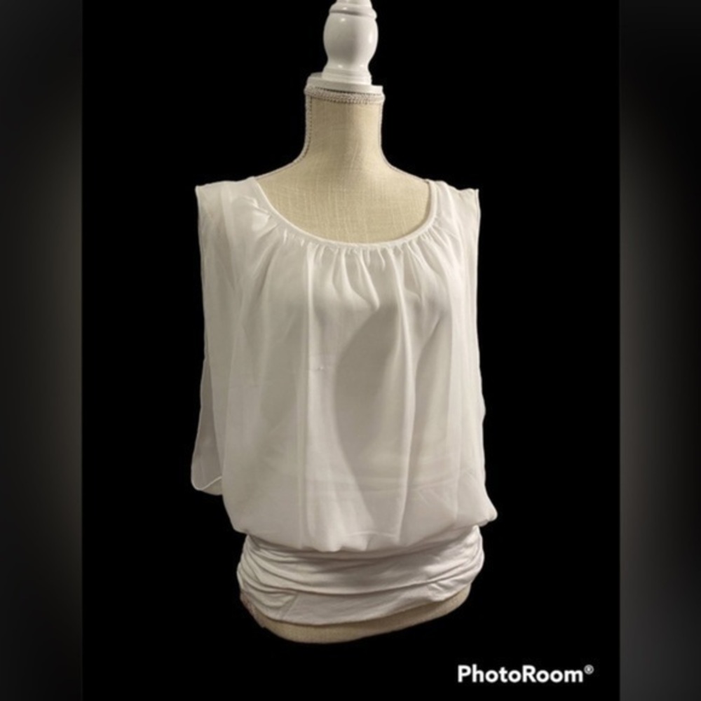 New Directions sleeveless blouse‎ size large​